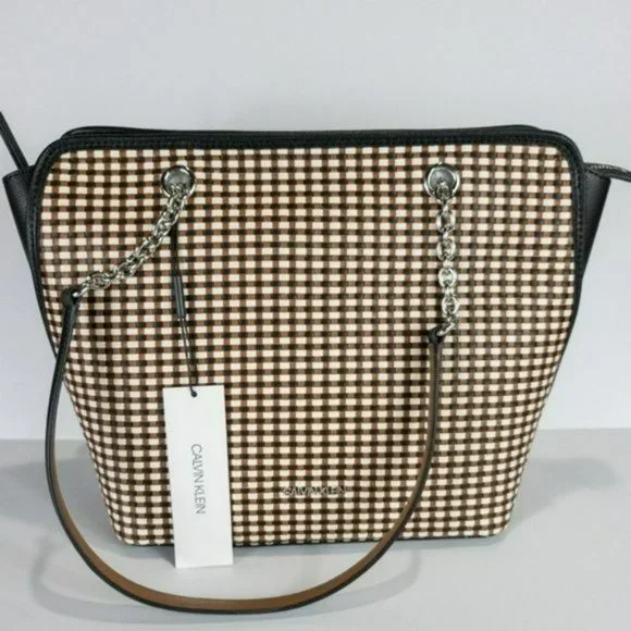 Calvin Klein Hailey Tote Black Multi-Color - Picture 3 of 3